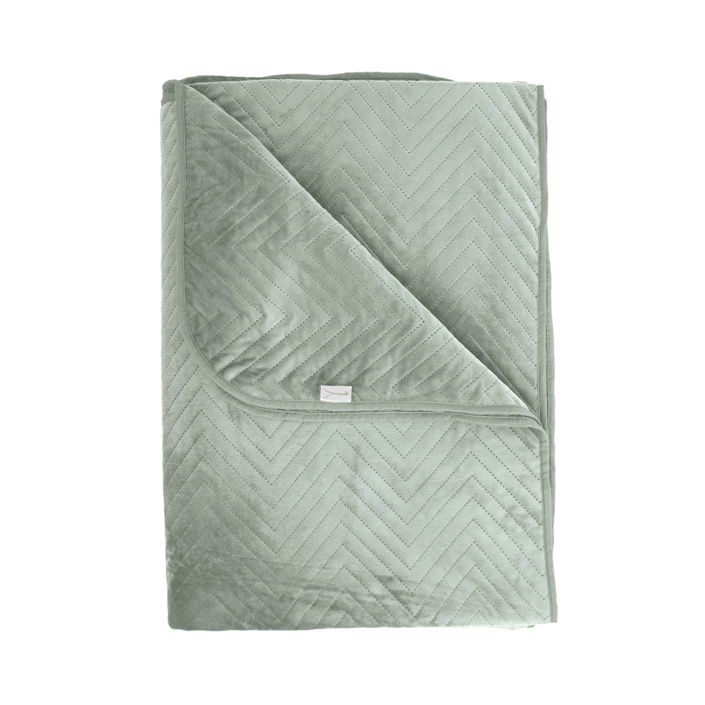 Yellow bedsprei Madeline Laurel Green