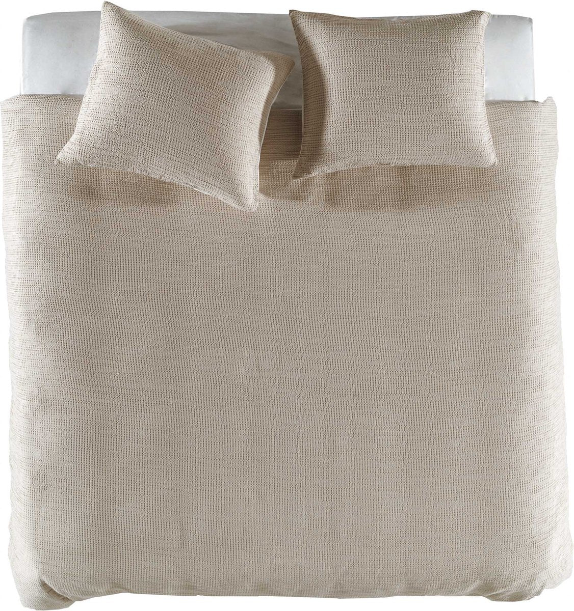 Yellow Violette Mojave Sand katoen perkal en tencel dekbedovertrek