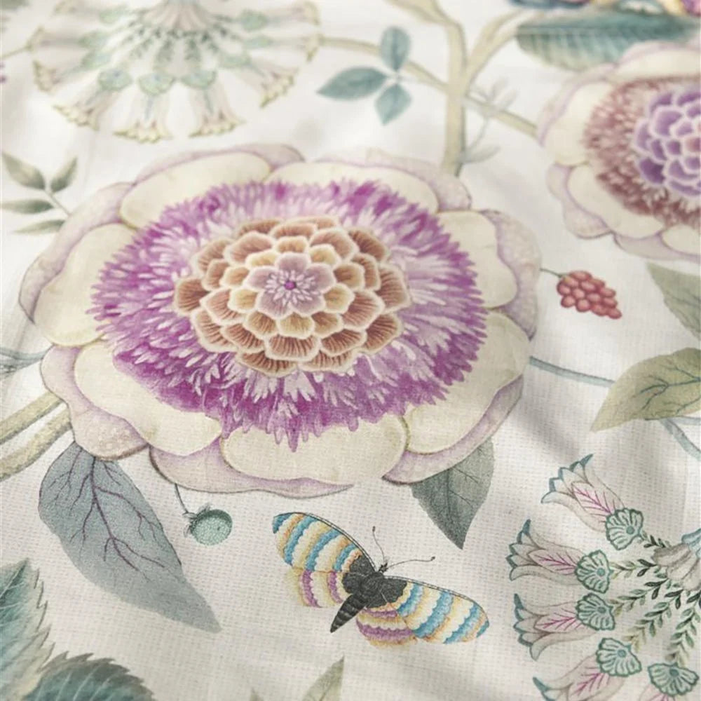 Pip Studio Las Flores white pastel dekbedovertrek bloemen