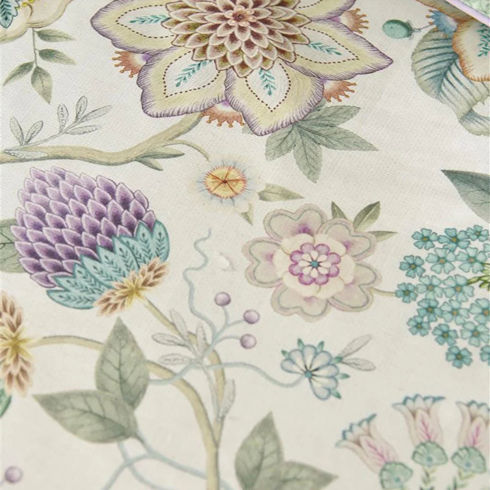 Pip Studio Las Flores white pastel dekbedovertrek bloemen