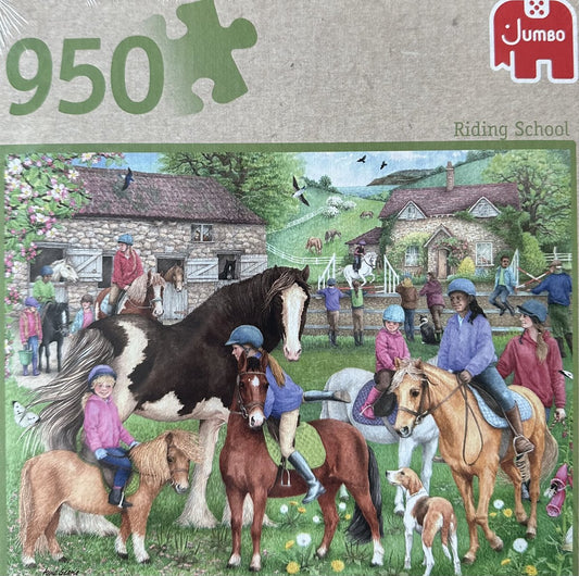 Jumbo Riding school 950 stukjes puzzel paarden