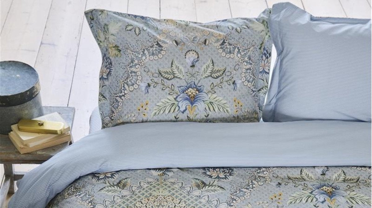 Pip Studio Saluti Grandi Light Blue perkal 200TC dekbedovertrek inspiratie Italie