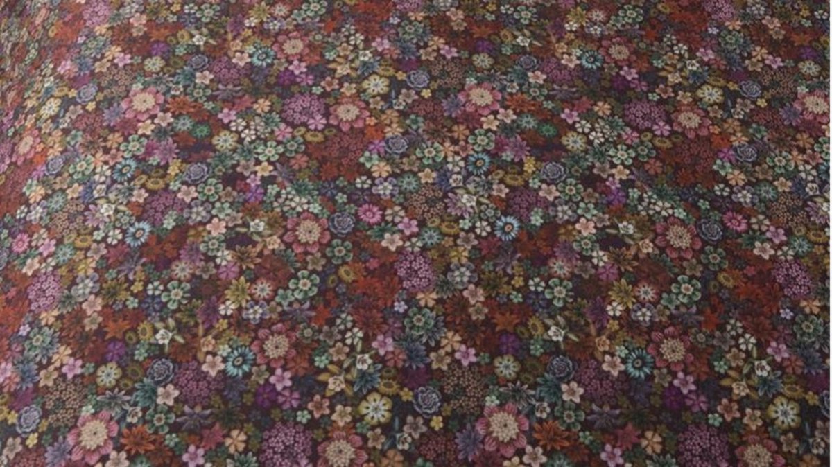 Pip Studio Tutti i Fiori Dark red percal 200TC dekbedovertrek