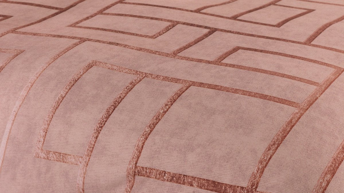 Heckettlane Roja twill dekbedovertrek abstract