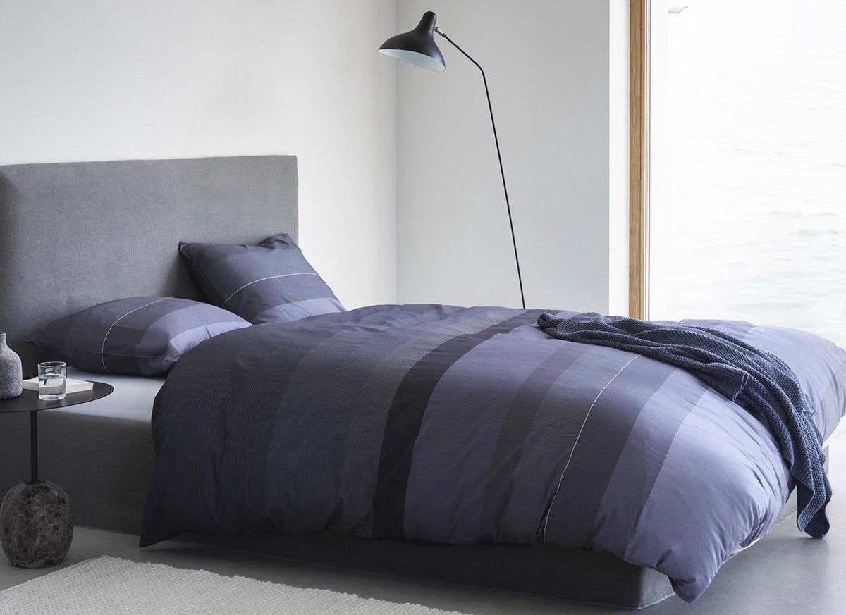 Marc O'Polo Kiya Housse de couette Bleu Indigo satin de coton 220 fils