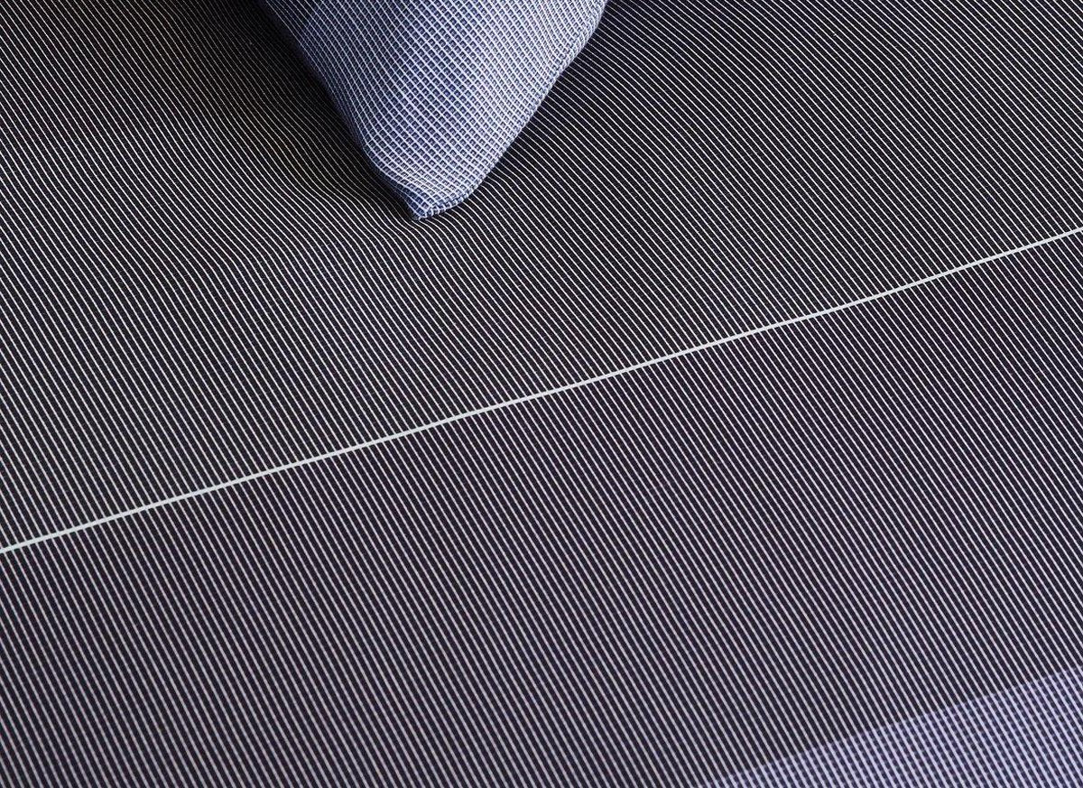 Marc O'Polo Kiya Housse de couette Bleu Indigo satin de coton 220 fils