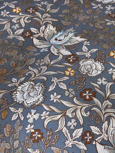 Taies d'oreiller Essenza Ophelia Midnight Swim en satin de coton 215 fils