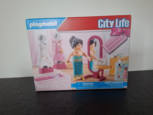 Playmobil City life feestelijke mode boutiek 70677