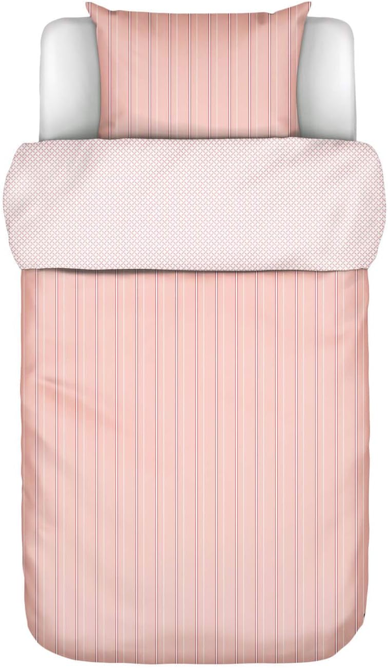 Marc O'Polo Jarna Coral Pink dekbedovertrek katoensatijn 220TC