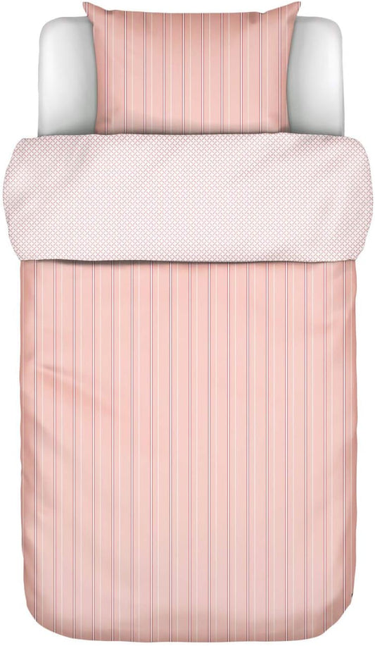 Marc O'Polo Jarna Coral Pink dekbedovertrek katoensatijn 220TC