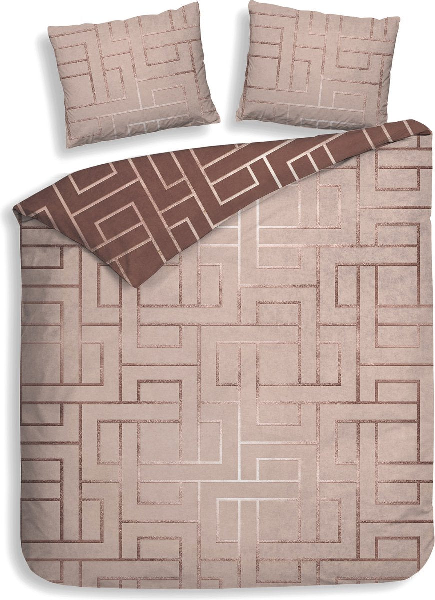 Heckettlane Roja twill dekbedovertrek abstract