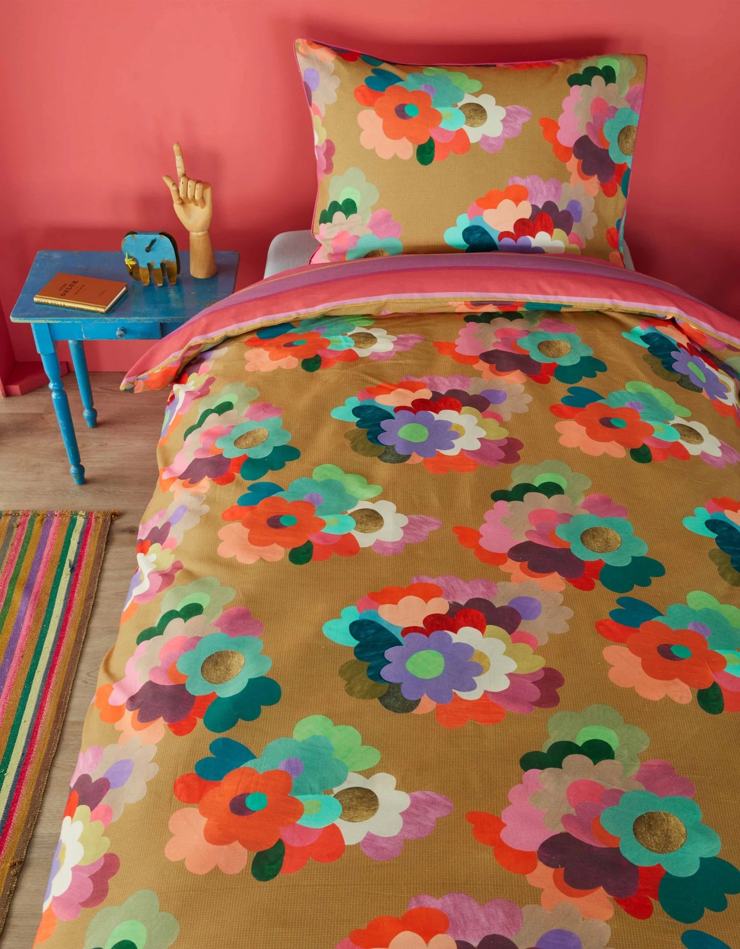 Oilily Rev dekbedovertrek bloemen retro
