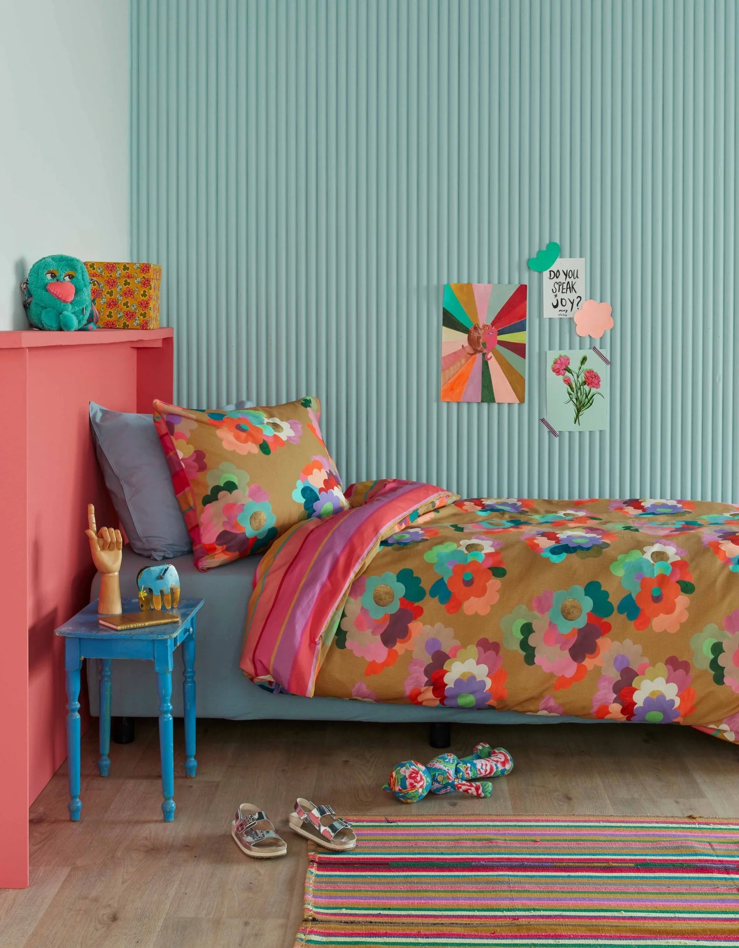 Oilily Rev dekbedovertrek bloemen retro