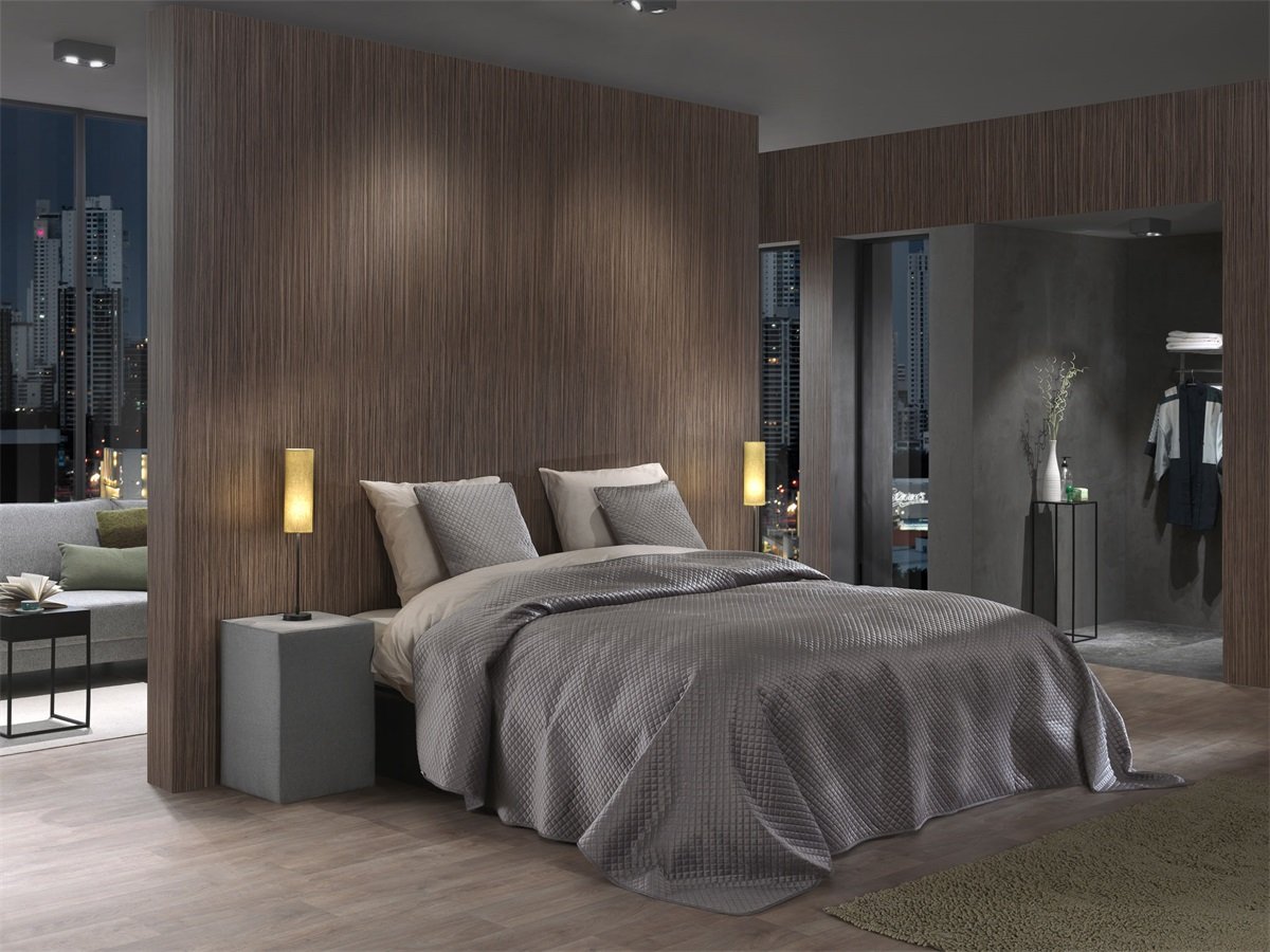Yellow bedsprei Victoria Classic Anthracite