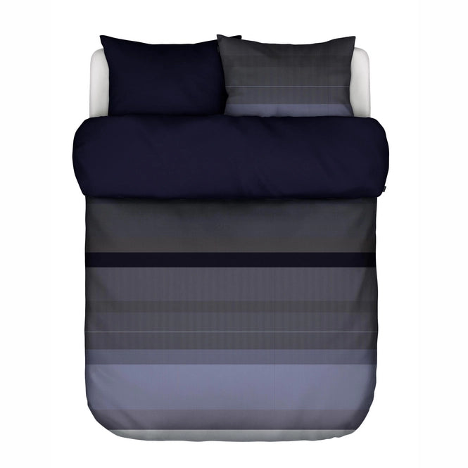 Marc O'Polo Kiya Housse de couette Bleu Indigo satin de coton 220 fils