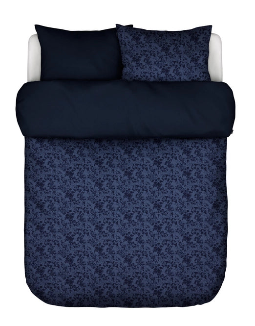 Housse de couette Marc O'Polo Lavea en satin de coton bleu 220 fils