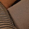 Marc O'Polo Nousu warm pecan flanel dekbedovertrek garengeverfd