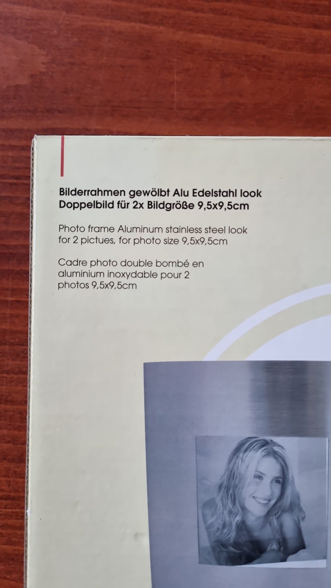 Cadre photo cadre aluminium aspect acier inoxydable Tendance Aujourd'hui