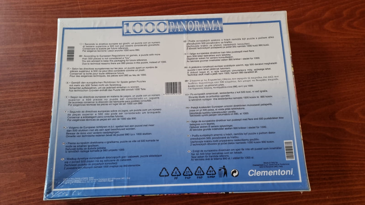 Clementoni Panorama Coral Reef puzzel 1000 stukjes