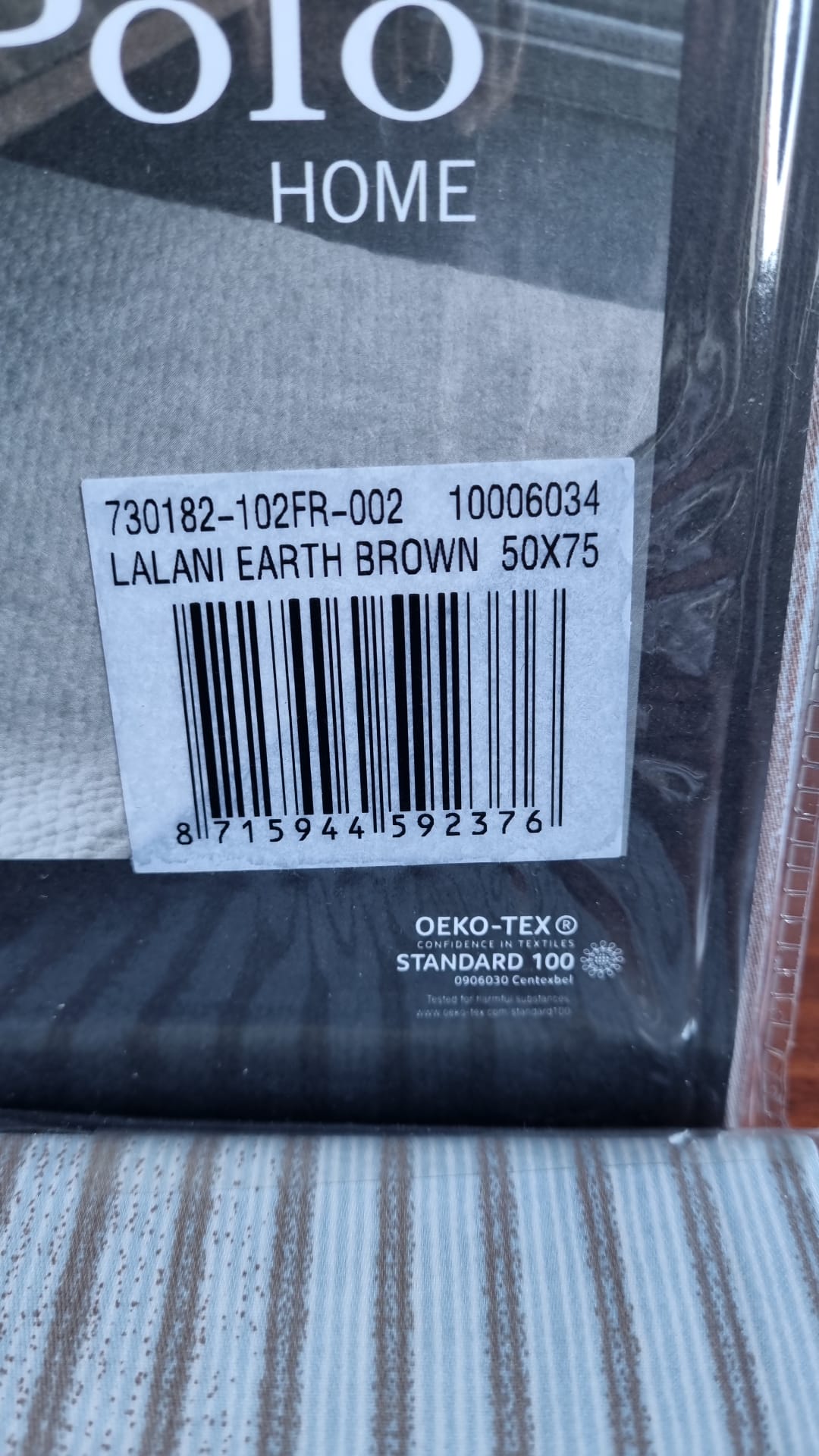Marc O'Polo Lalani Earth Brown kussenslopen katoensatijn 220TC