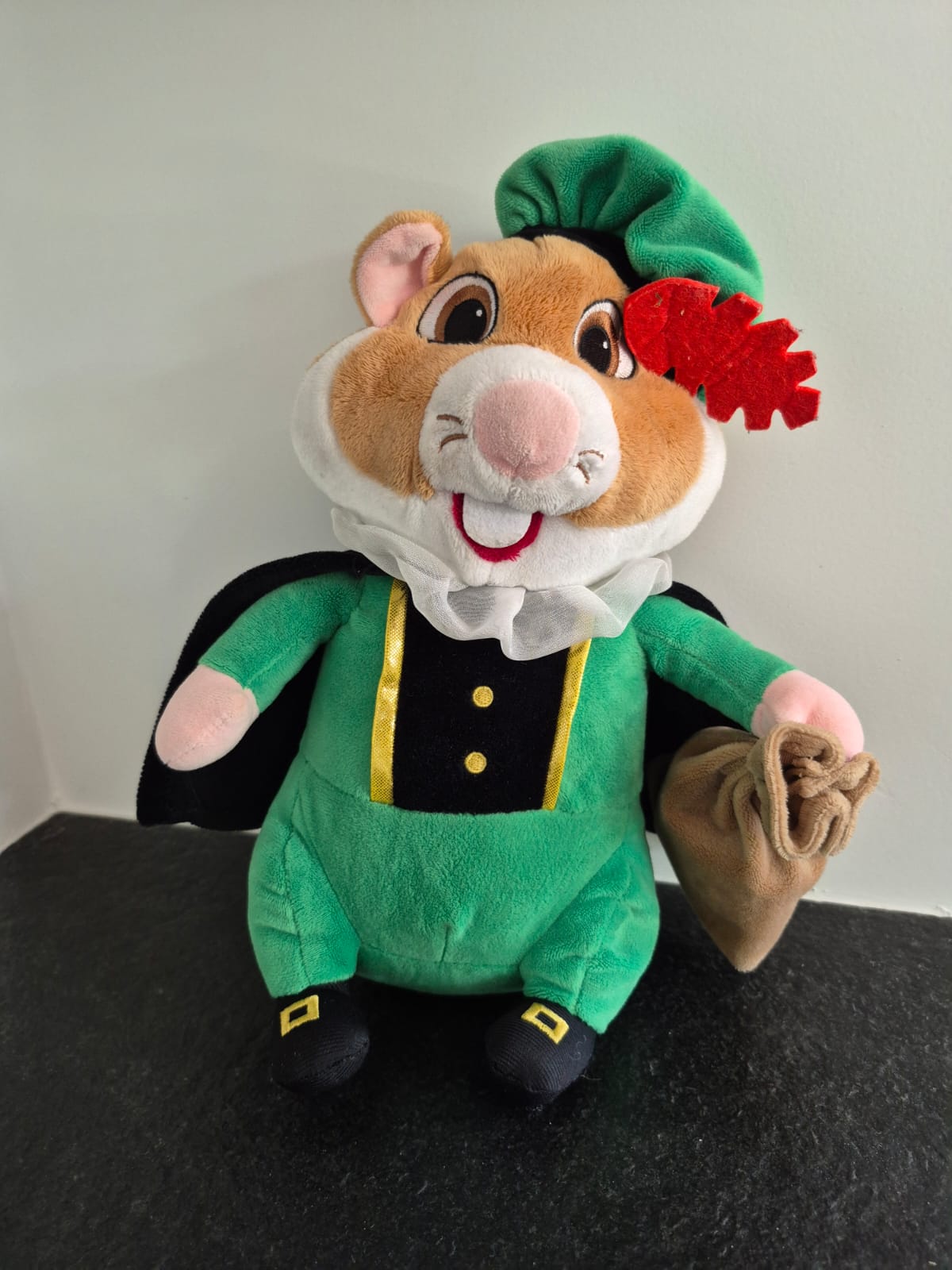 Albert Heijn AH hamster piet groen met zak cadeautjes