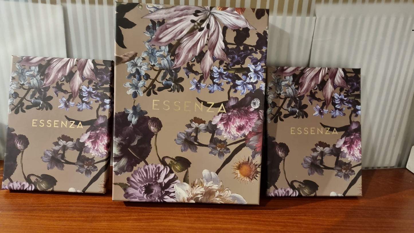 Essenza Isabelle Clay dekbedovertrek 50% katoensatijn en 50% Lyocell 300TC bloemen