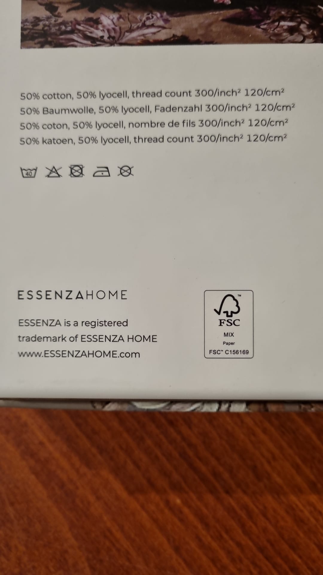 Essenza Isabelle Clay dekbedovertrek 50% katoensatijn en 50% Lyocell 300TC bloemen