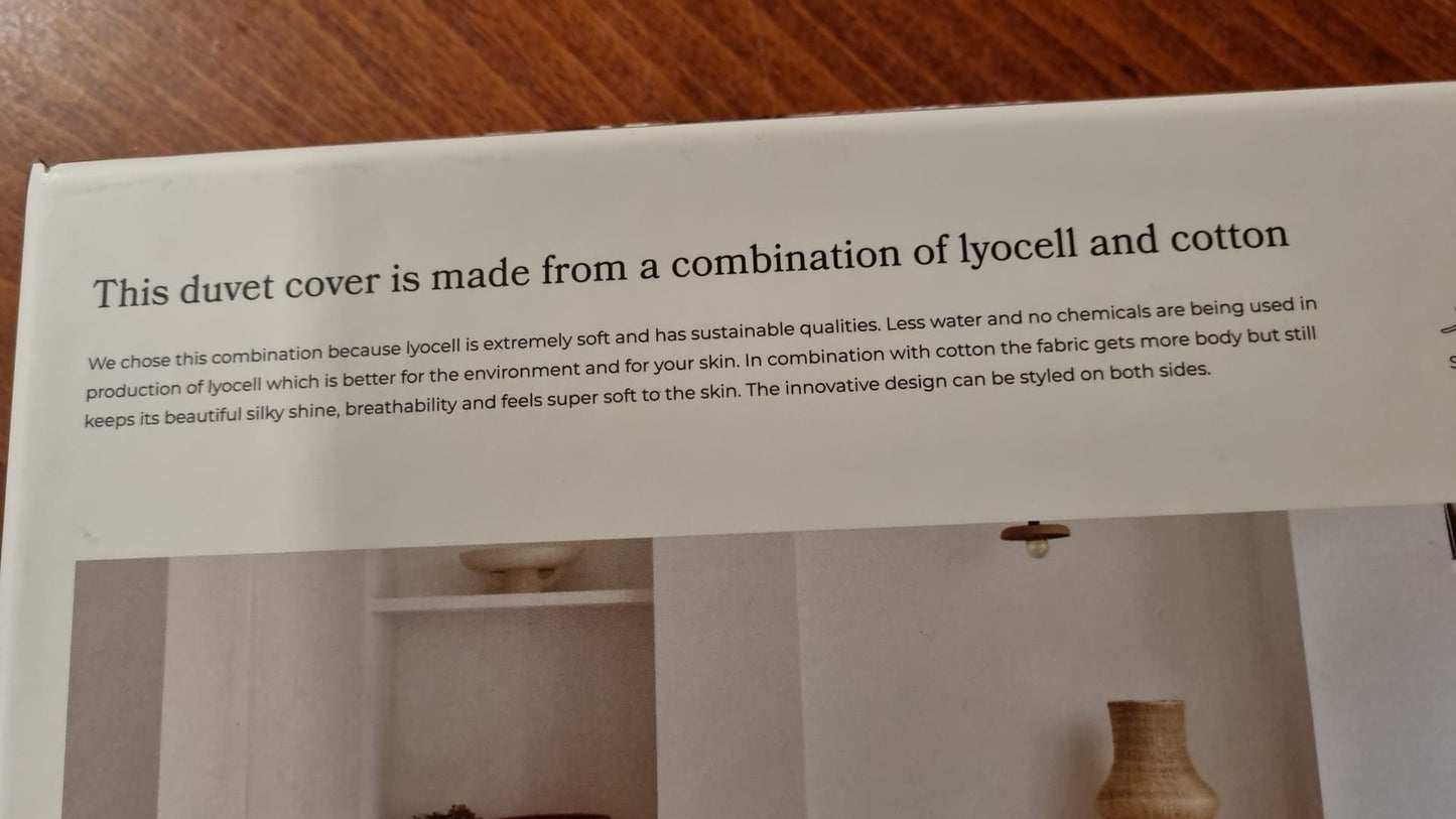 Essenza Isabelle Clay dekbedovertrek 50% katoensatijn en 50% Lyocell 300TC bloemen