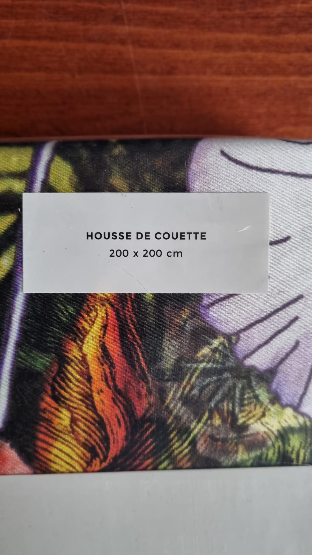 Housse de couette Essenza Annelinde Lilas en satin de coton 300 fils Fleurs
