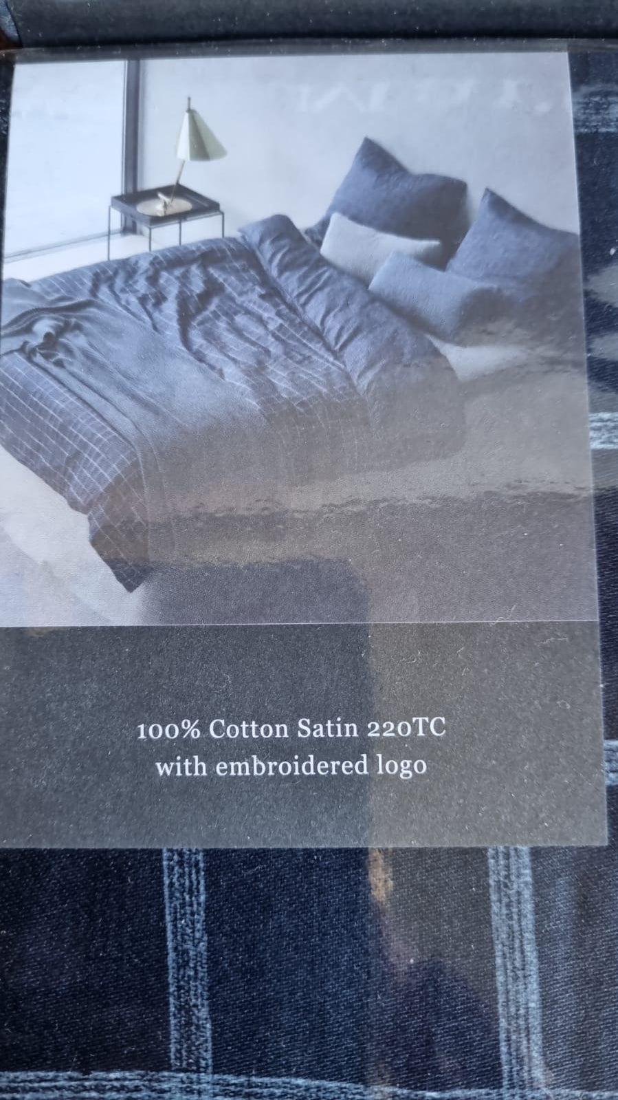 Marc O'Polo Niri Indigo Blue katoensatijnen 220TC kussenslopen