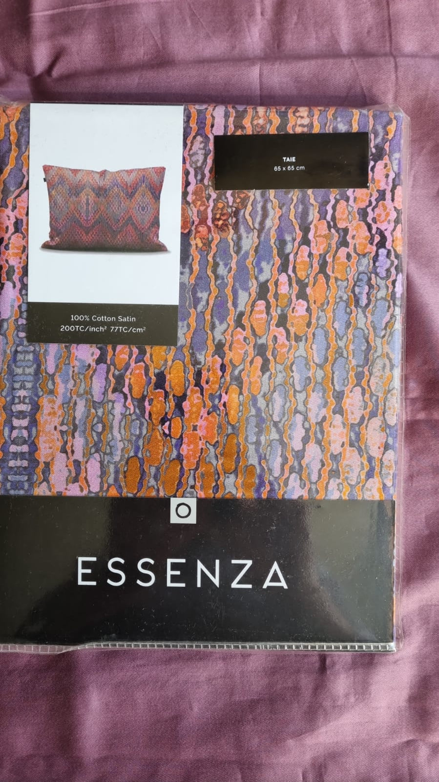 Essenza Fabienne Terra kusssensloop katoensatijn 200TC