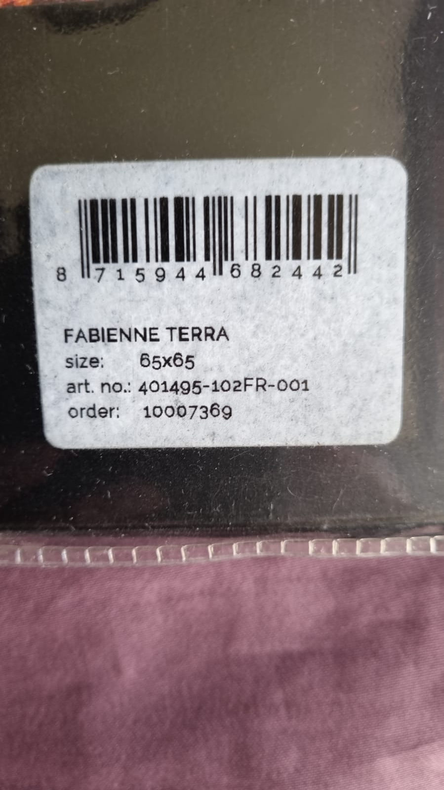 Essenza Fabienne Terra kusssensloop katoensatijn 200TC