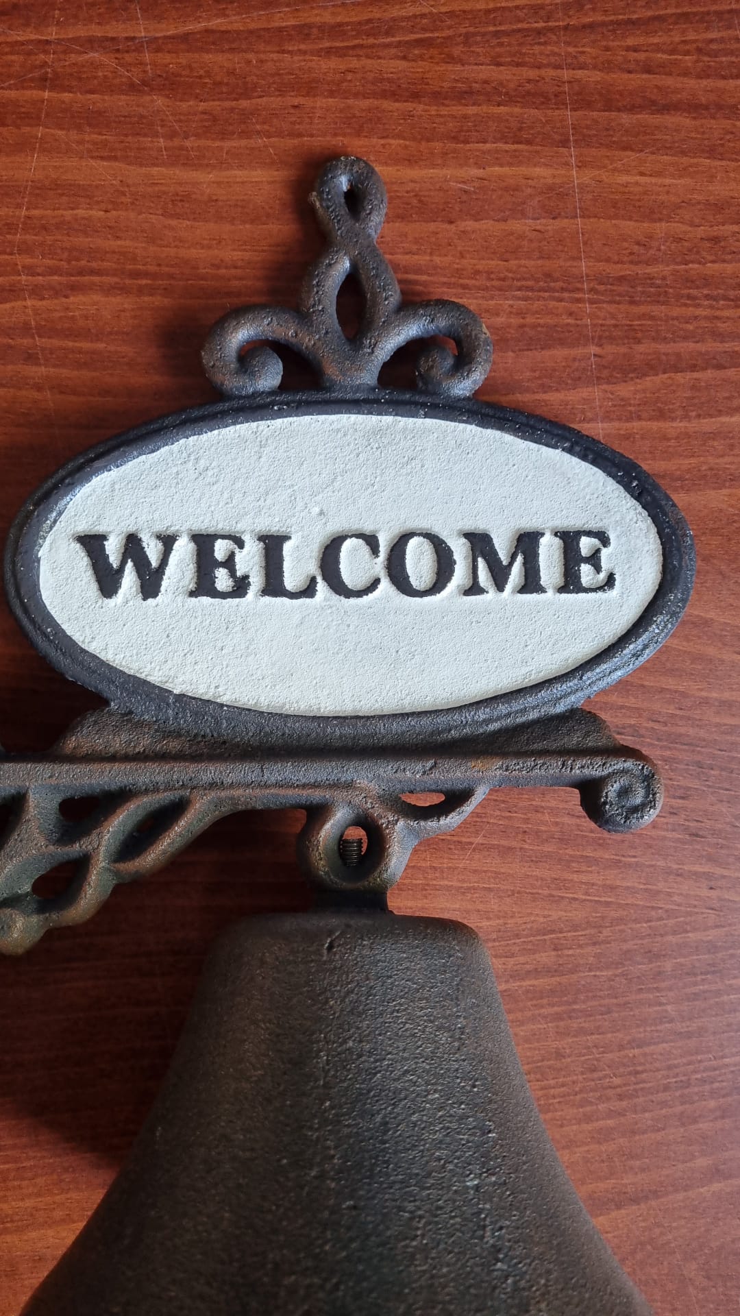 Sonnette avec texte Bienvenue