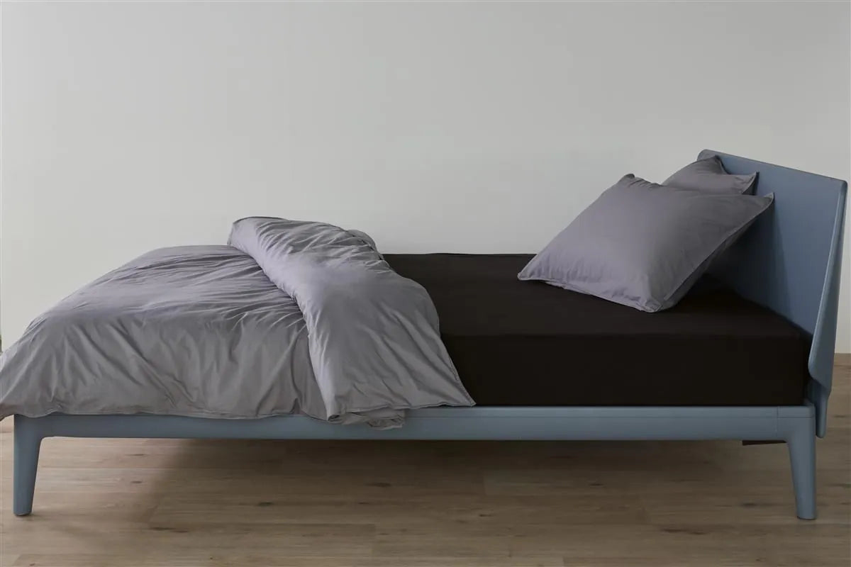 Drap-housse en jersey lycra bleu clair, bleu