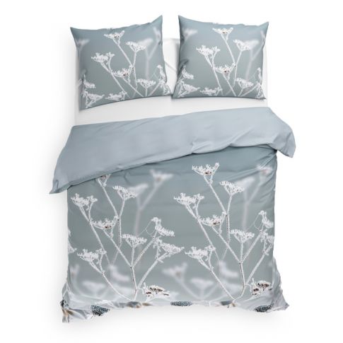 Housse de couette en flanelle de coton Heckettlane Blog Frost Blue Winter Frost