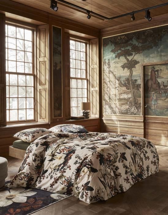 Essenza Daffodils Reunite Beachwood White dekbedovertrek 210TC katoensatijn