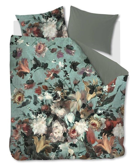 Beddinghouse Grandeur katoensatijn dekbedovertrek klassieke bloemen romantisch 220TC