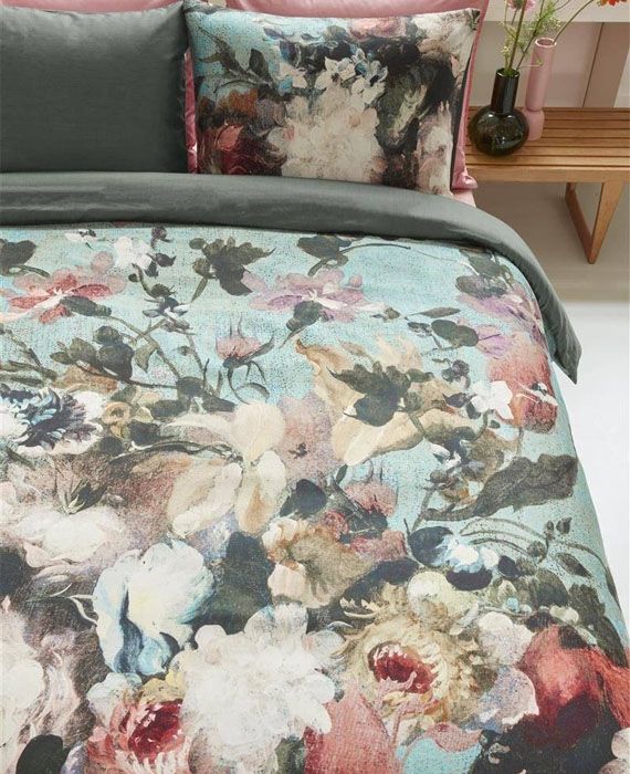 Beddinghouse Grandeur katoensatijn dekbedovertrek klassieke bloemen romantisch