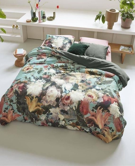 Beddinghouse Grandeur katoensatijn dekbedovertrek klassieke bloemen romantisch