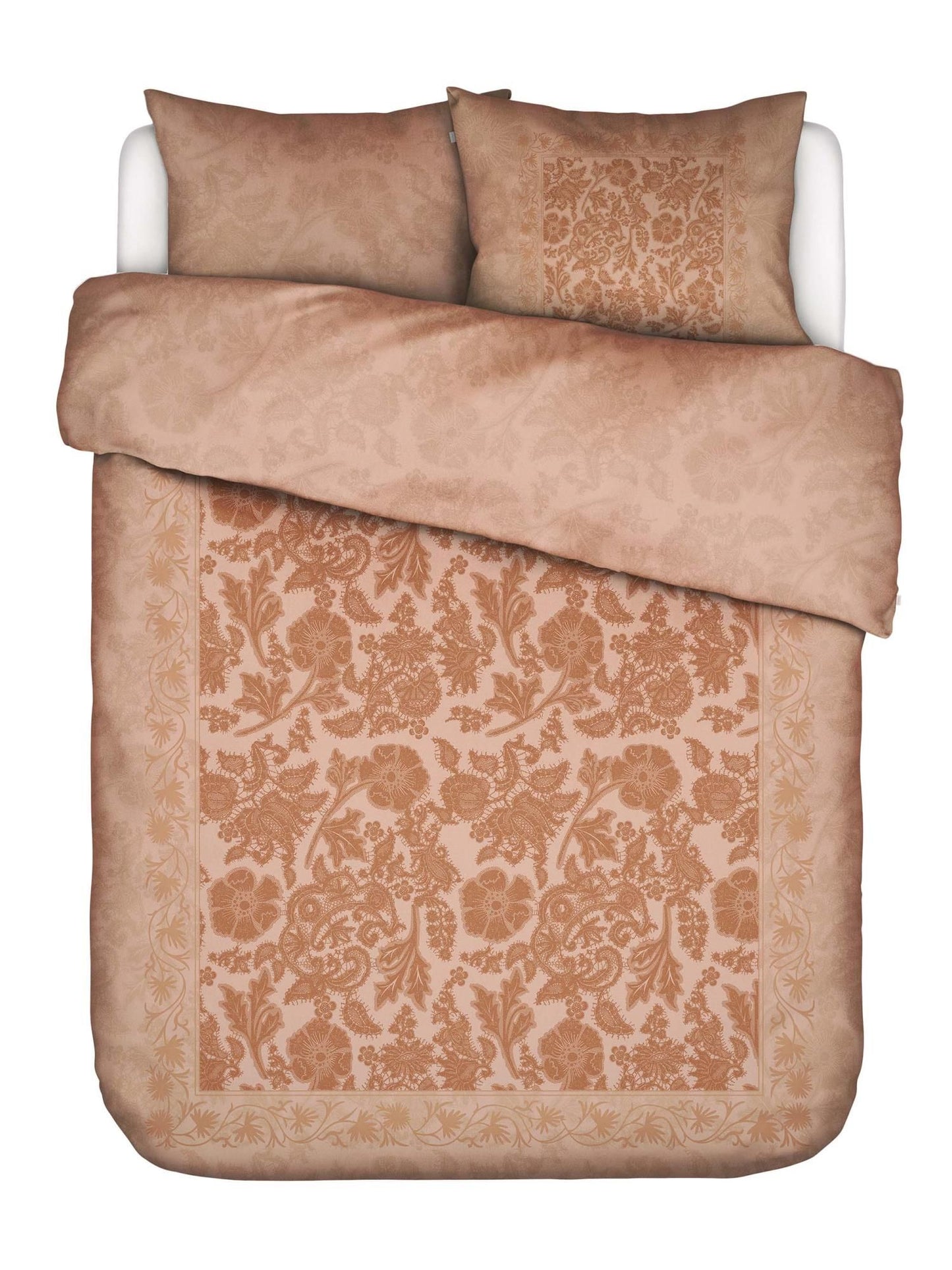 Essenza Maere Pink Sand 300TC katoensatijn dekbedovertrek