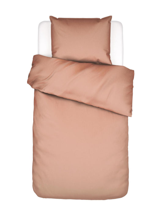 Housse de couette Essenza Mint couleur Olive satin de coton 300 fils