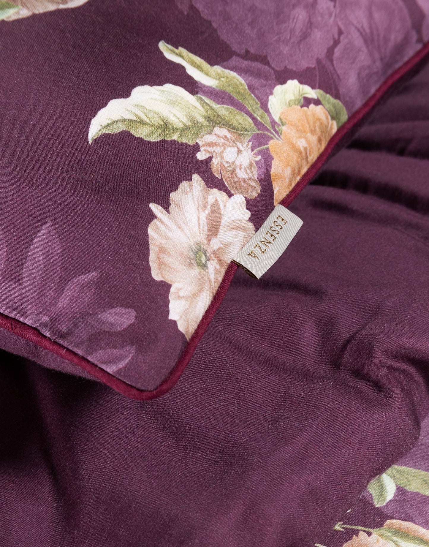 Essenza Orianna Mauve Wine 220TC dekbedovertrek katoensatijn