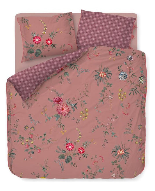 Pip Studio Fleur Grandeur Pink dekbedovertrek percal 200TC veldbloemen, zomervruchten