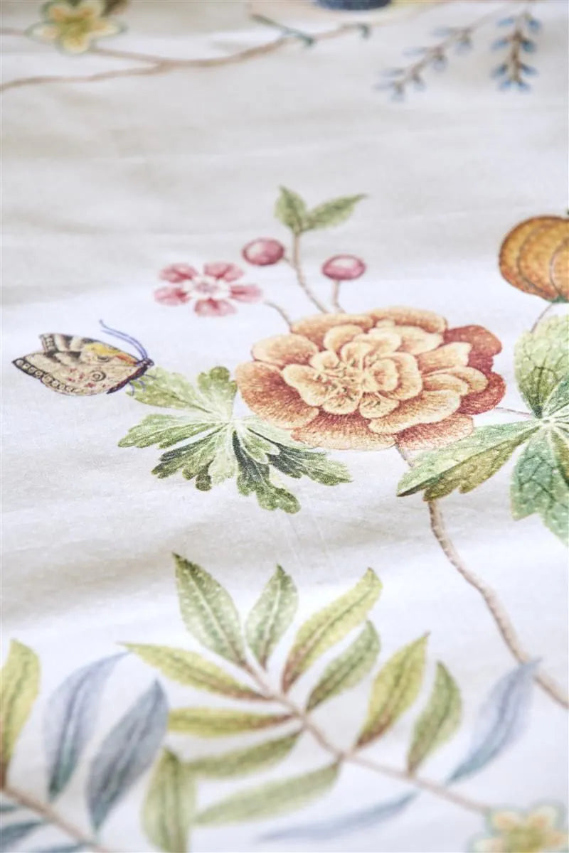 Pip Studio Housse de couette en percale de coton bleu foncé Il Paradiso