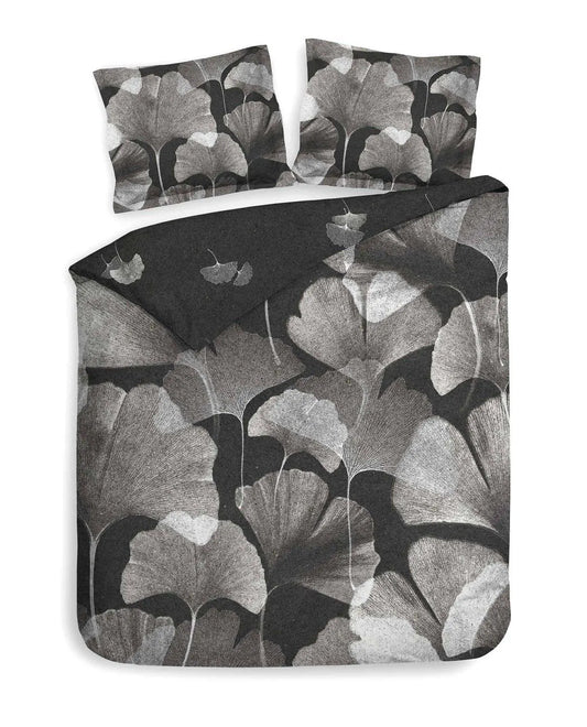 Heckett Lane Debra dekbedovertrek twill ginkgo bladeren