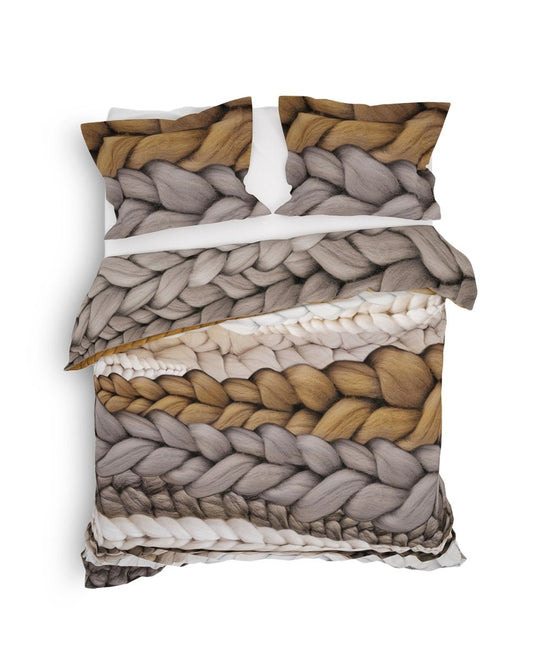 Housse de couette en sergé tricoté Heckett Lane Daley