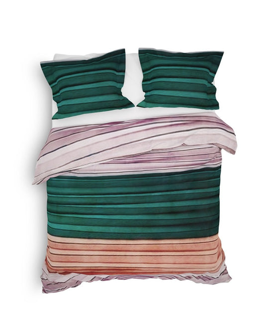 Housse de couette Heckett Lane Dorothy en sergé avec éventails