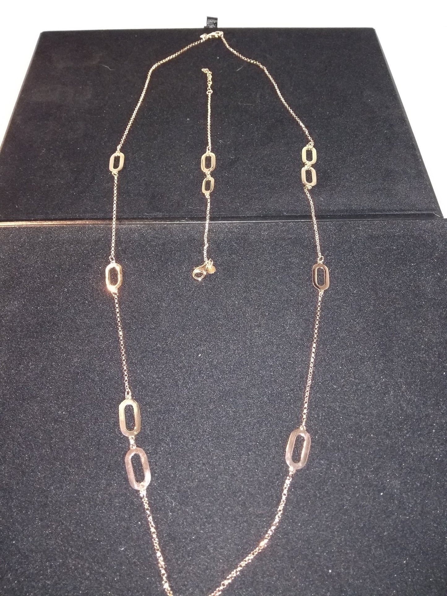 Mylene Promessa ketting en armband set in rosegoud verguld met 18 karaat goud