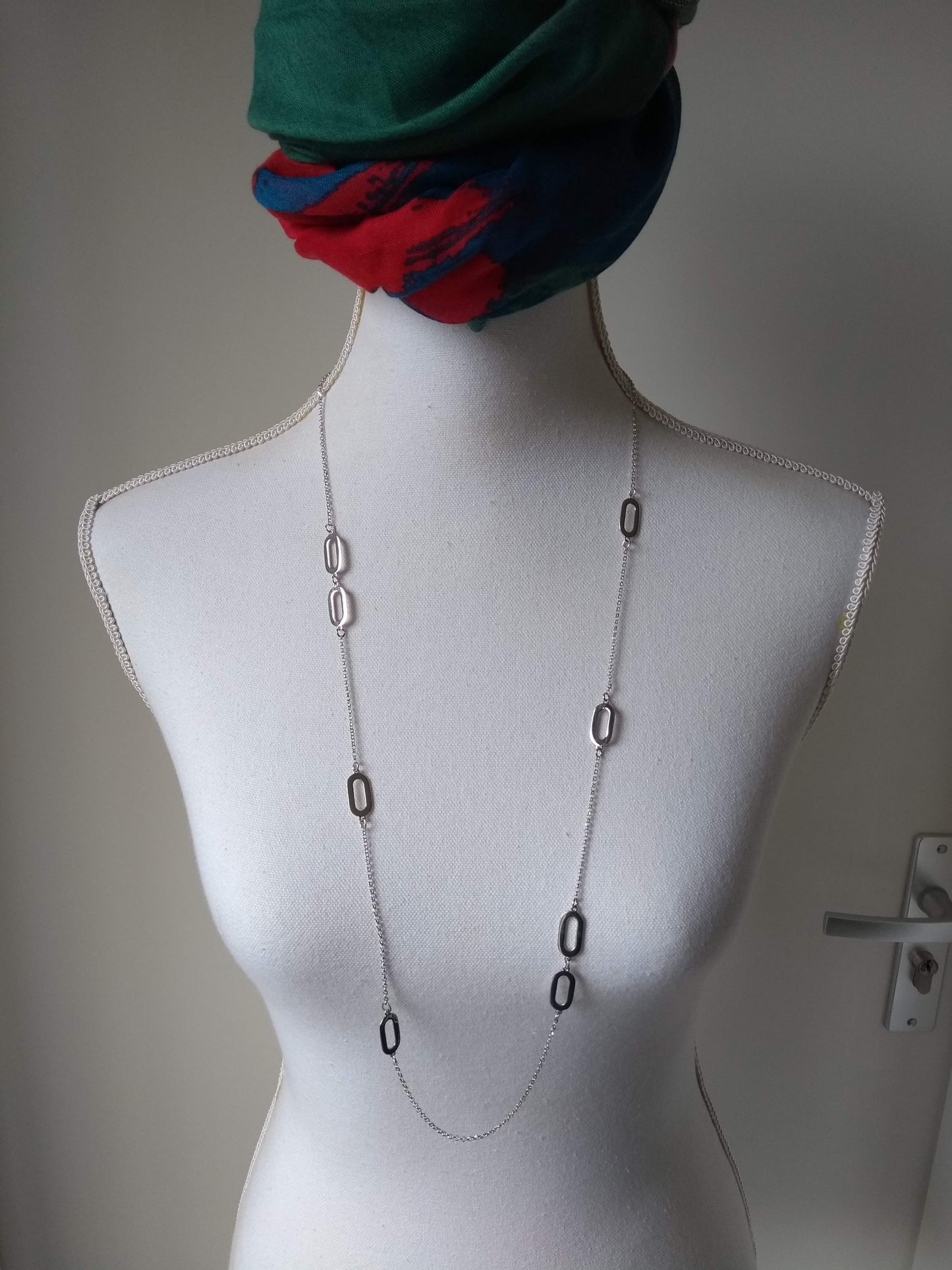 Mylene Promessa ketting en armband set in white