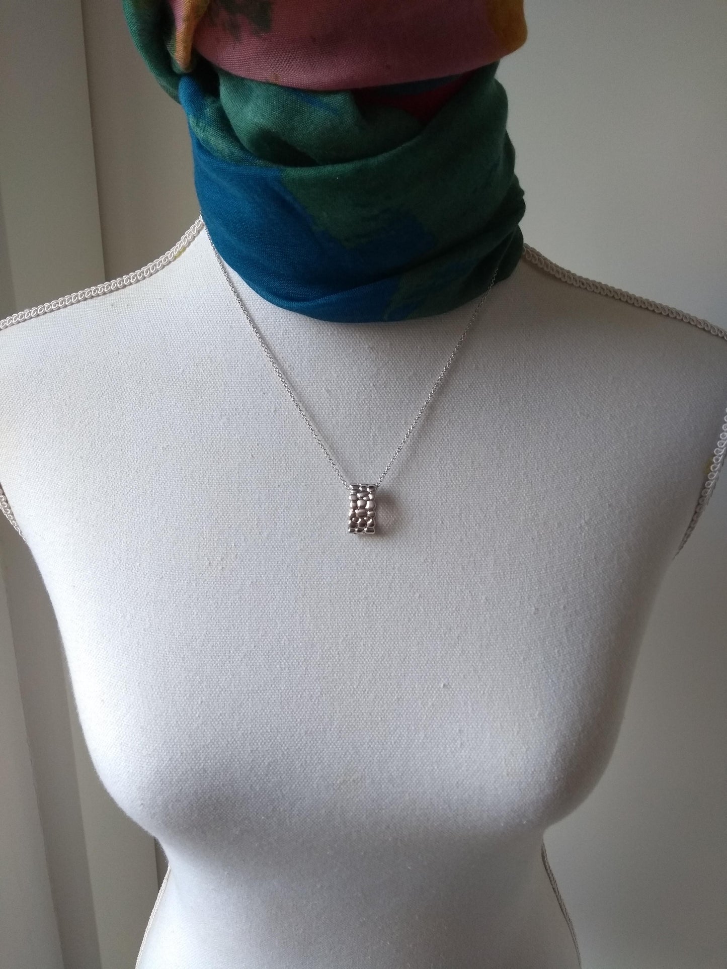 Mylene Pebbles ketting en ring white